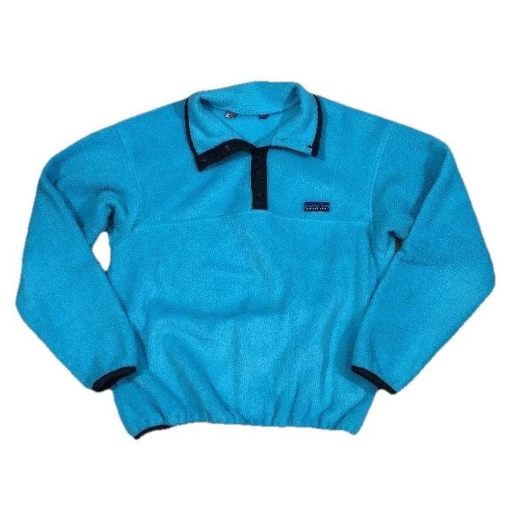 PATAGONIA Snap T Fleece Kids‎ Size Large 12 Blue And Black